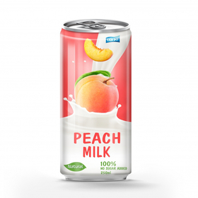 Fruit Milk With Peach Flavor