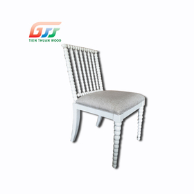 Knot bamboo Imitation armless wood chair home classic furniture TTC17