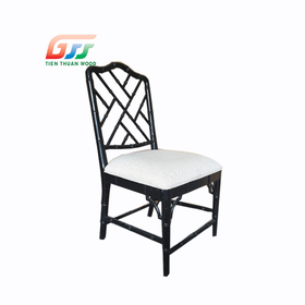 Knot bamboo imitation armless wood chair home modern furniture TTC15