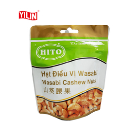 Yilin top level supplier for hito wasabi  cashew nuts 100g