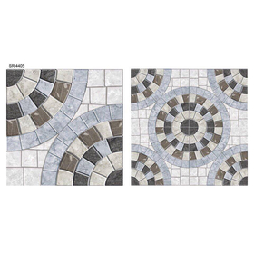 400x400 mm digital print courtyard exterior tile