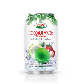 11.15 fl oz NAWON 100% Pure coconut water with lychee