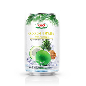 11.15 fl oz NAWON 100% Pure private label young coconut water with Pineapple
