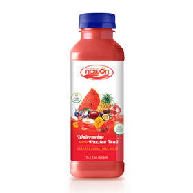 15.2 fl oz nawon bottle  Watermelon with Passion Fruit Juice