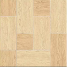 Wood look like orange color porcelain floor tile