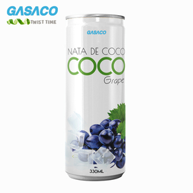 GASACO Brand HQ NATA DE COCO with Grape juice