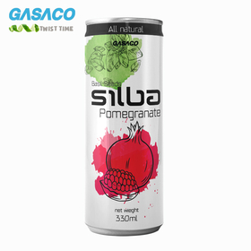 Silba Natural Pomegranate Basil seeds drink 330ml